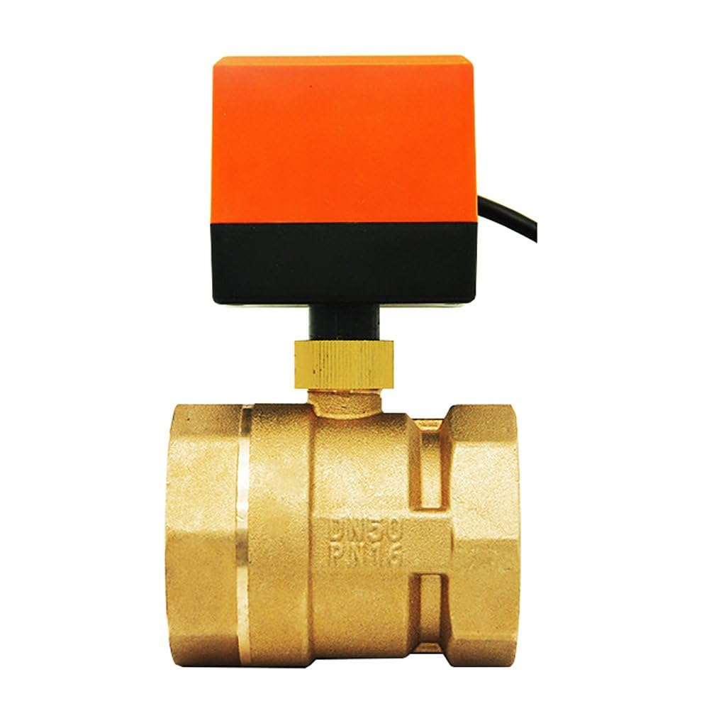 2 Way motorised Valve Electric Ball Valve AC220v AC24v DC12v 1/2 3/4 1 1-1/4 1-1/2 2 inch (AC220v, 2 pulgada)