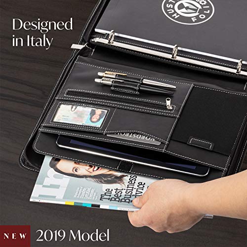 6 Portfolio+Professional+Leather+Binder+Interview