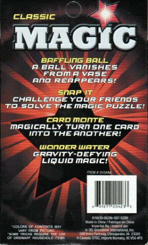 Classic Magic Tricks