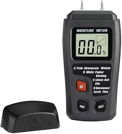 Fgbetcv Wood Moisture Meter LCD Display Tester for Logs Firewood Paper Cardboard