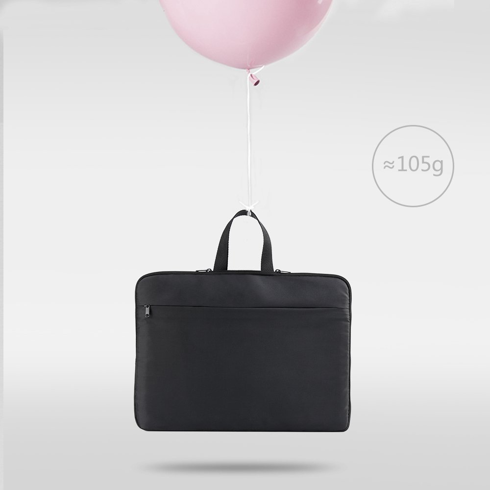 Laptop Sleeve 13-13.3 Inch,ATailorBird Ultra-Light Notebook Ultrabook Protective Bag Case Water-Resistant with Hiding Handle Fit 13 Inch MacBook/Acer/Asus/Dell/Lenovo/HP/Samsung Black