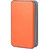 alavisxf xx CD Case, 96 Capacity Hard Plastic DVD Case Holder Organizer Storage Bag Portable Game Music Movie CD Disc Wallet 
