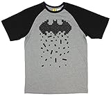 DC Comics Lego Batman Movie Lego Logo Crumbling Gray Graphic T-Shirt