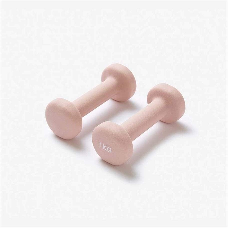 Dumbbells Weight Set, Color-Coded for Easy Weight Discrimination, Ergonomic Non-Slip Comfort Grip for Men & Women, Pair of Neoprene Dumbbell