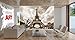 Photo Wallpaper – Eiffel Tower – Picture Decoration France Capital Paris City Landmark Architectural Monument Radio Tower Look-Out Image Decor Wall Mural (82.7x55.1in - 210x140cm)