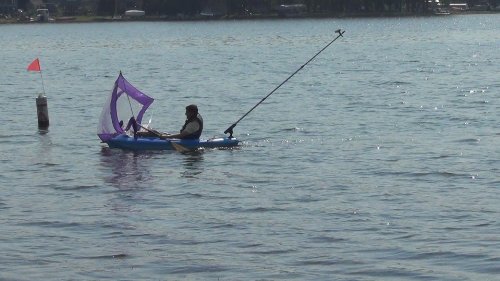 Sailskating-LLC-Downwind-Super-Kayak-Sail-Kit-Purple-Compact-Portable-Easy-Set-up-and-Deploys-Quickly-Start-Sailing-This-Season
