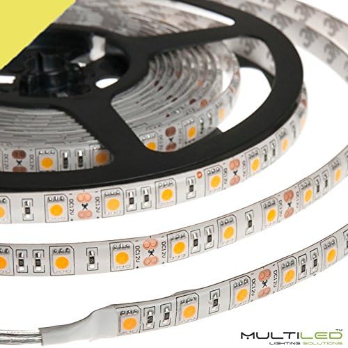Multiled tlip65 – 5050 – 60-WW LED Strip, 6120 LM, 12 V, 3000 K, White [Energy Class A+]