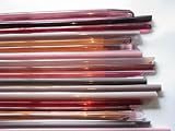 Devardi Glass Lampwork, Beadmaking Glass Rods, COE 104 Mixed Pinks 1 Lb