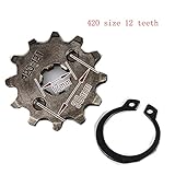 Wingsmoto Sprocket Front 420-12T 17mm Motorcycle ATV Dirtbike