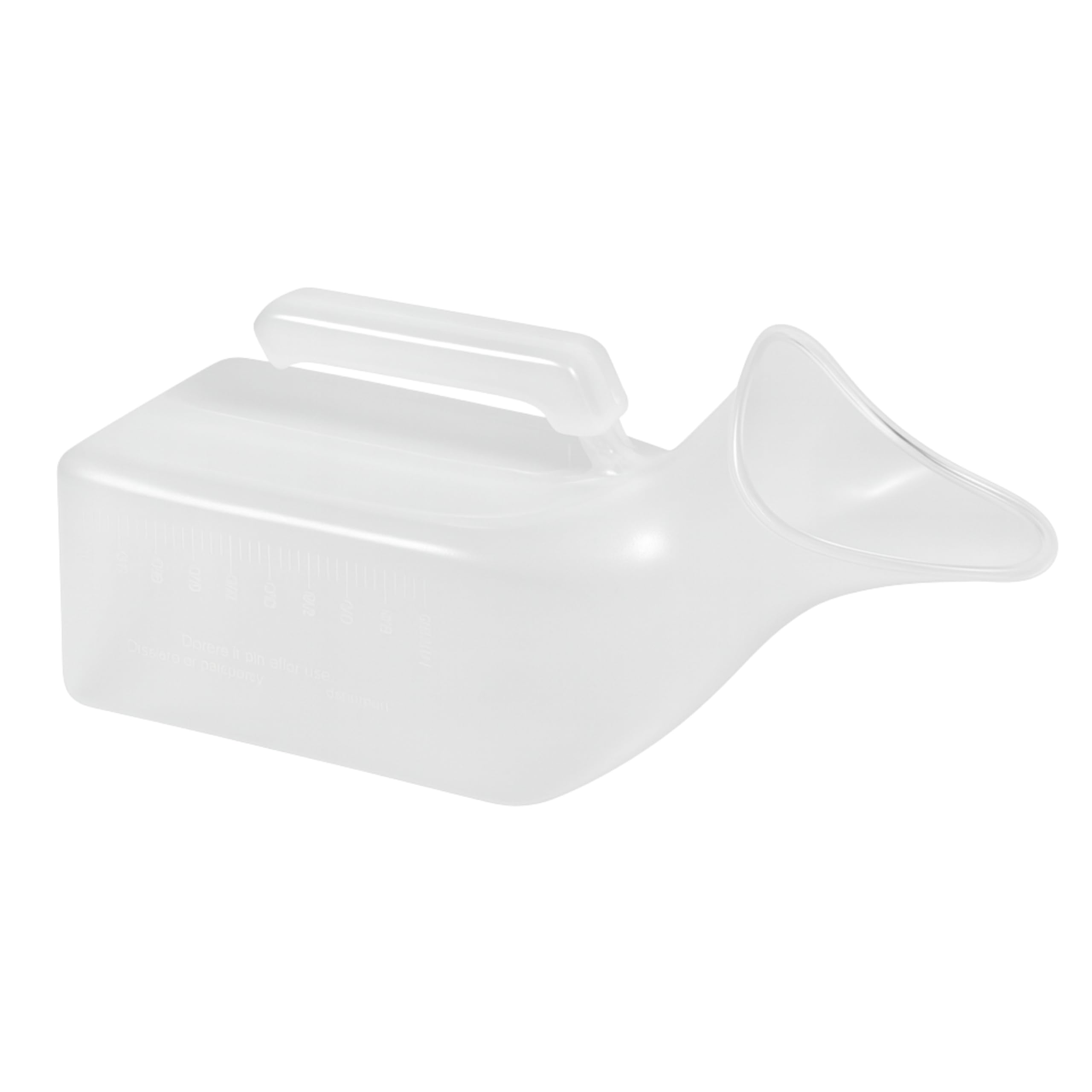 HOMECRAFT Economy Female Urinal, Urination Device for Girls and Women, Reusable Plastic, Anatomically Designed, Integrated Handle, Sitting, standing or lying, (Eligible for VAT relief in the UK)