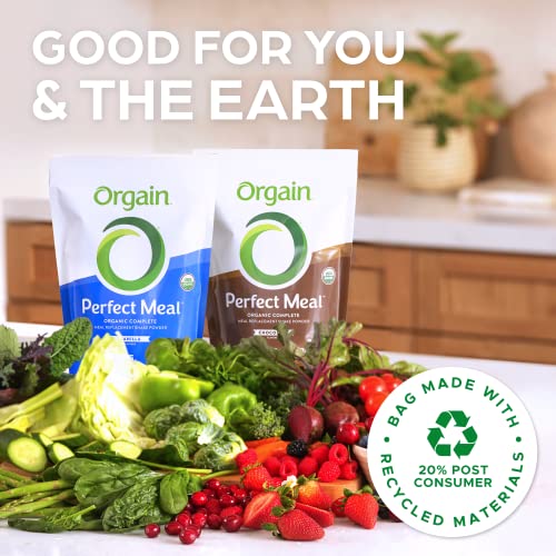 Orgain Organic Perfect Meal Powder, Vegan Meal Replacement with 25g of
