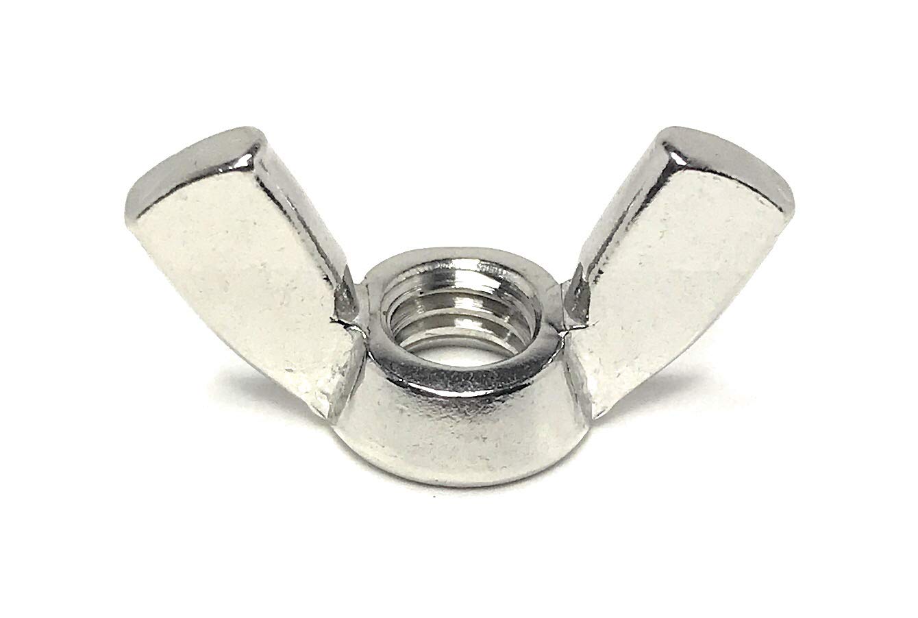 Right Hand Threads Class 2B 3/816 Threads 0.47 Width Across Flats 316 Stainless Steel Wing Nut