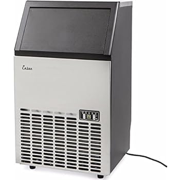 Ensue Freestanding Commercial Ice Maker Machine 99 lbs Ice in 24 hrs Built-in Under Counter -Includes Scoop and Connection Hoses