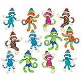 36 Sock Monkey Patterns Cut-Out Accents