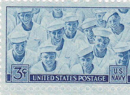 1945 U.S. 3c Stamp Navy Commemorative, Scott#935