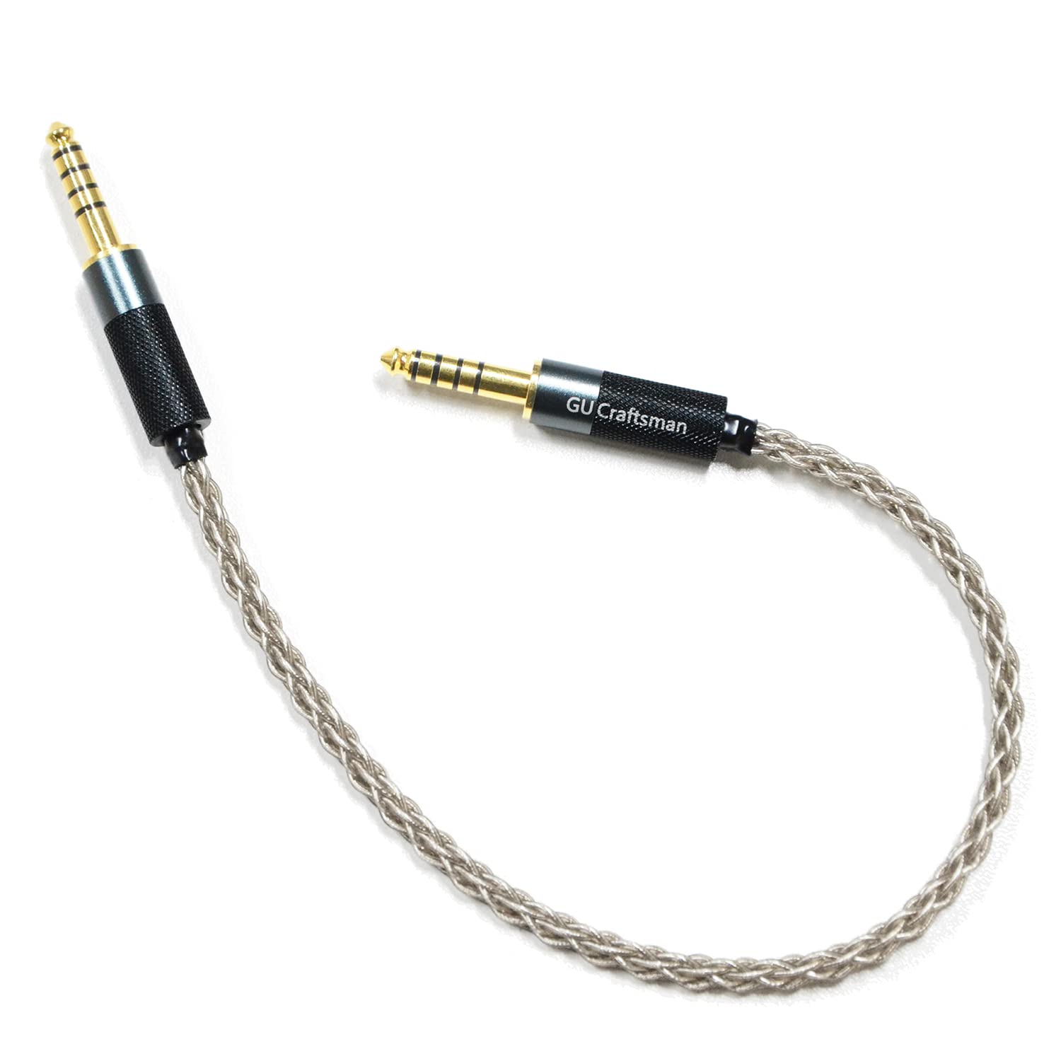 GUCraftsman 4.4mm to 4.4mm Adapter Cable 6N Single Crystal Silver Cable for Zen DAC Zen CAN Oriolus BA300S