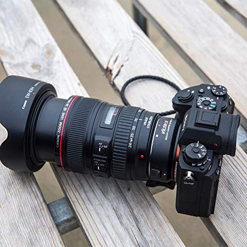 Viltrox EF-NEX IV High-Speed Auto-Focus Lens Mount Adapter Converter for Canon EF Lenses to Sony E Mount A9 A7 A7R A6300 A6500 NEX Series DSLR Cameras (Aperture Control, PDAF/CDAF Mode, USB Upgrade)