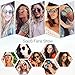 SOJOS Fashion Polarized Sunglasses for Women UV400 Mirrored Lens SJ1057 with Gold Frame/Pink Polarized Lens with Soft Case