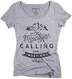 Superluxe™ Womens The Mountains Are Calling And I Must Go TriBlend T-Shirt