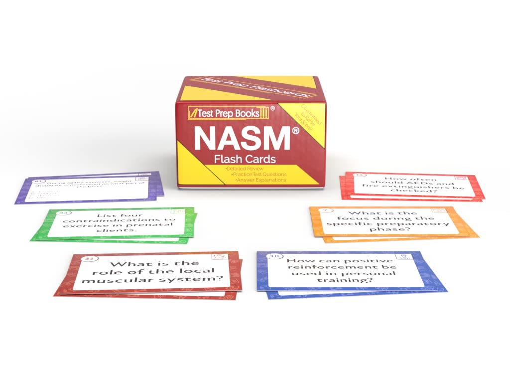 Mua NASM CPT Flashcards: NASM Certified Personal Training Flash Card ...