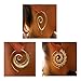Zealmer Spiral Hoop Earrings Set Vintage Tribal Swirl Earrings for Women 3 Pairs in Gold