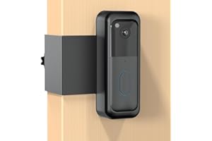SENLEG Blink Doorbell Mount, Anti-Theft Blink Video Doorbell Door Mount Bracket No Drilling, Not Block Doorbell Motion Sensor, Easy to Install, Fit for Blink Doorbell Camera (Black)