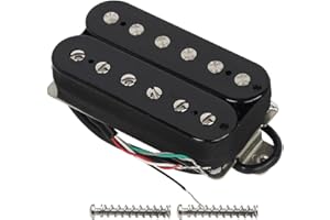 FLEOR Electric Guitar Pickup Double Coil Humbucker Pickups 52mm Ceramic Bridge Pickup-Black
