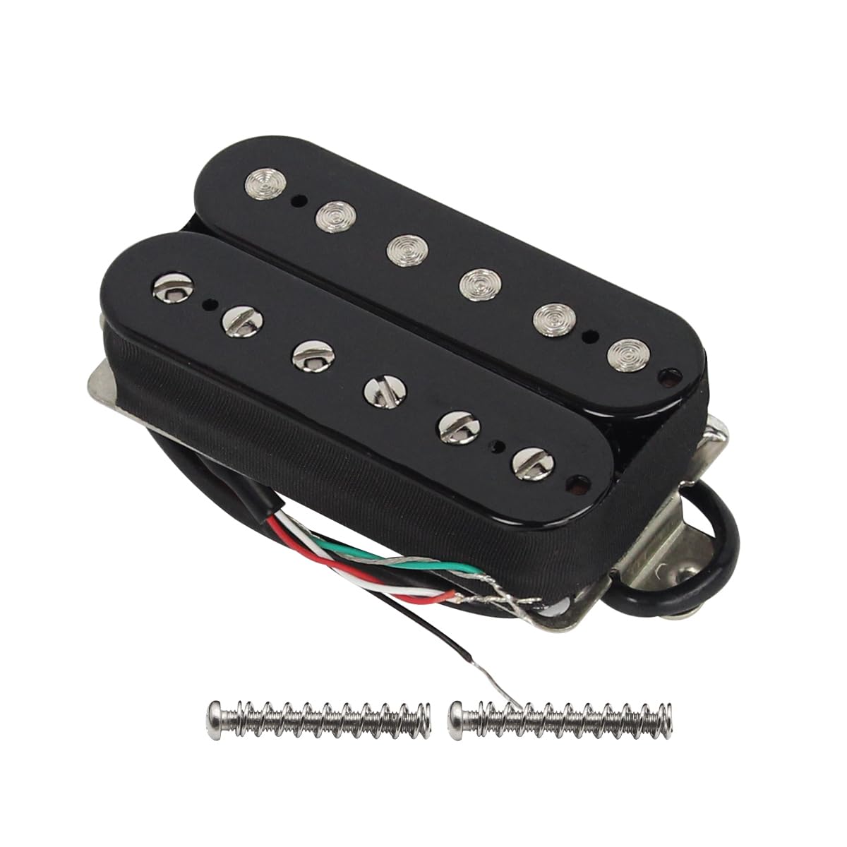 FLEOR Electric Guitar Pickup Double Coil Humbucker Pickups 52mm Ceramic Bridge Pickup - Black
