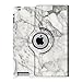 Fintie Apple iPad 2/3/4 Case - 360 Degree Rotating Stand Smart Case Cover for iPad with Retina Display (iPad 4th Generation), iPad 3 & iPad 2 (Automatic Wake/Sleep Feature) - Marble