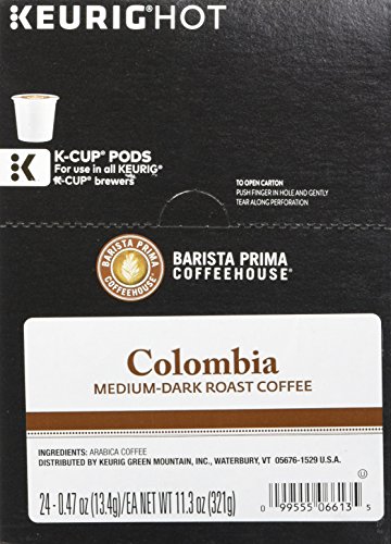 Barista Prima Coffeehouse Coffee, Keurig K-Cups, Colombia, 24- Count