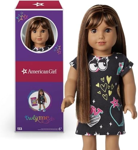 Truly Me 18-inch Doll #118 With Brown Eyes, Wavy Dark-Brown Hair With - View #9