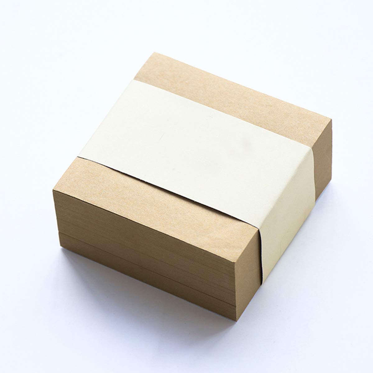 Self-Stick Note Pads Tips Paper Cube 3.9" x 3.9" Little Brown,400 Sheets) for Office Home School Memo Business Wholesale