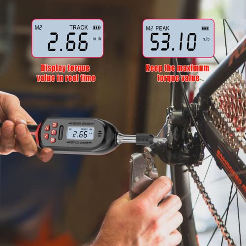 VANPO Digital Torque Screwdriver 2.6653.1 inlbs/0.36 Nm, Adjustable