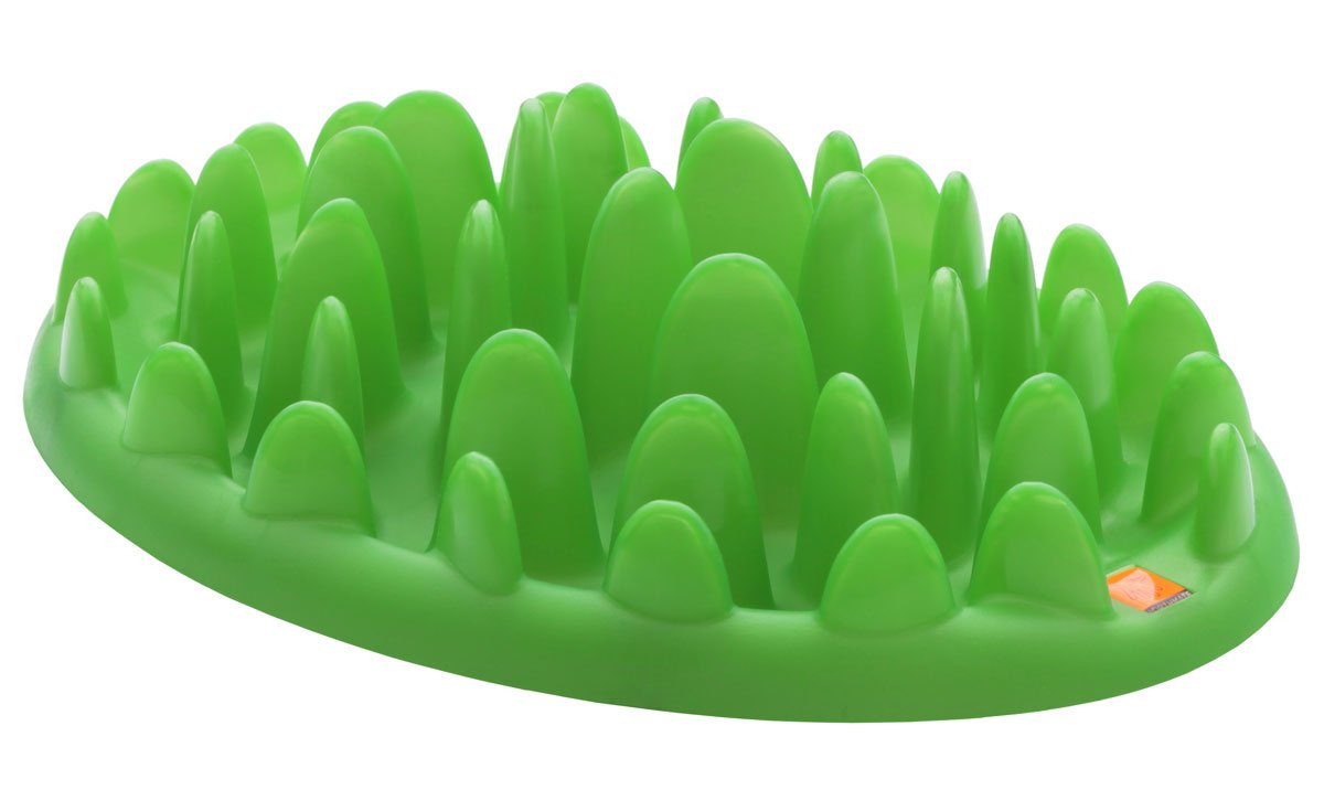 Northmate Green Dog Feeder, 40 x 30 x 10 cm, Interactive Puzzle Feeder, Slow Feeding, Outdoor, Indoor