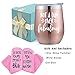 Wine Gift Baskets for Women - Unique Novelty Gift for Mom, Wife, Boss, Sister, Best Friend, Coworkers,Nurse - Christmas gifts, Housewarming Gift - Wine Socks, Wine Tumbler, Coasters, Bottle stoppers