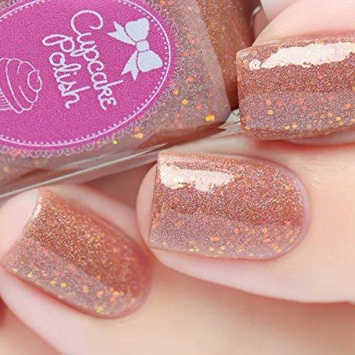 Here Oar There - brown nude holographic nail polish by Cupcake Polish