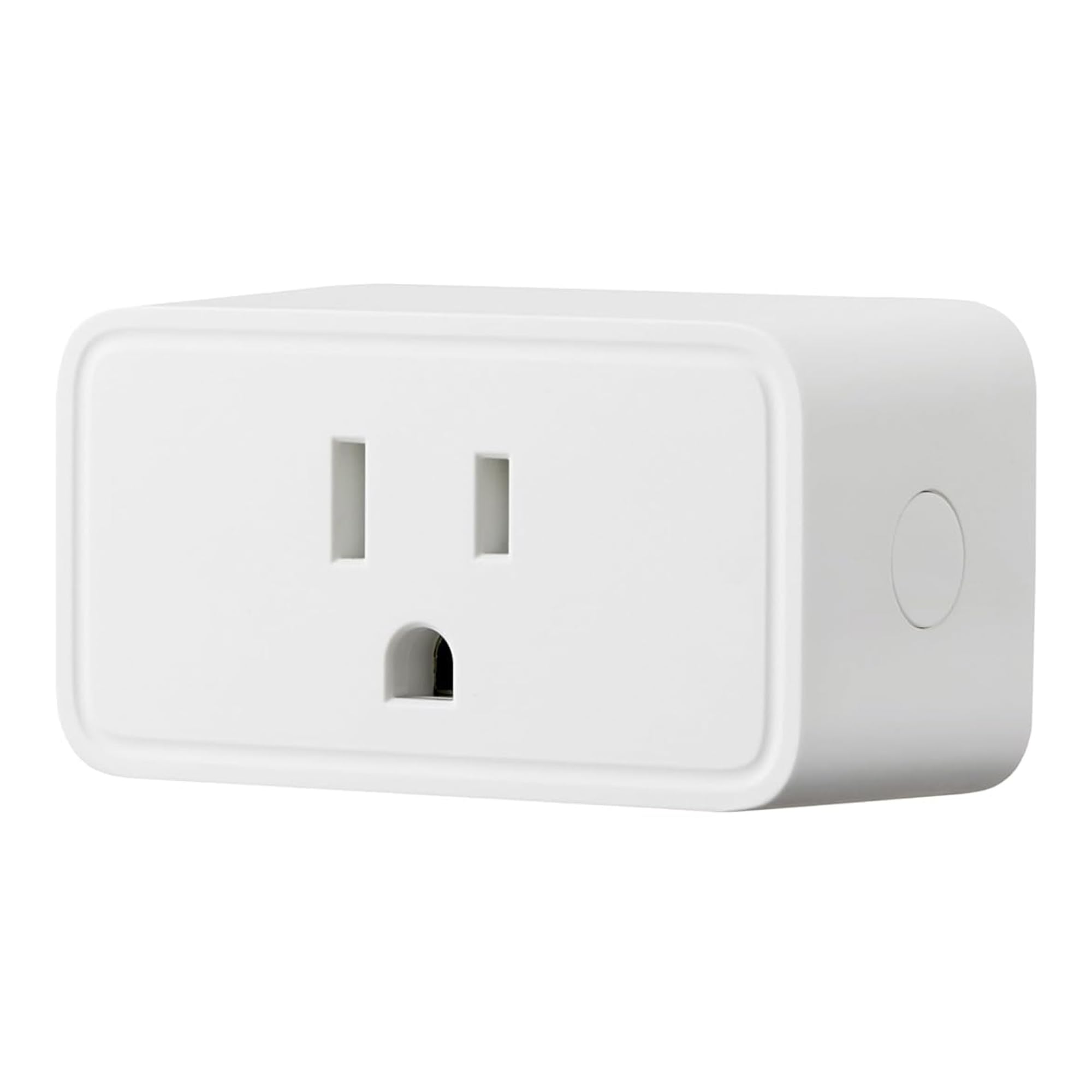 Photo 1 of Amazon Basics Smart Plug, Works with Alexa Only, 2.4 GHz Wi-Fi, No Hub Required, 1 Pack, White