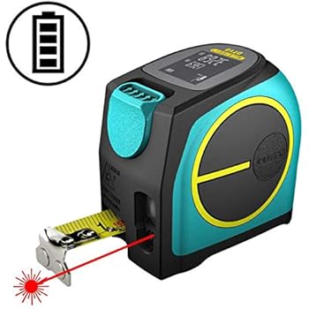 tape mileseey measure laser measuring distance converts rechargeable 131ft 16ft mode area ft lcd usb unit display