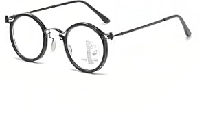 RYDOX Progressive Multifocal Reading Glasses for Men Women, Photochromic Blue Light Blocking Transition Readers(Black,+250)