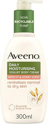 Aveeno Daily Moisturising Yogurt Body Cream Apricot Honey 300ml