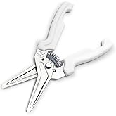 JERO Spring Assisted Kitchen Shears with Holder &mdash; Durable Stainless Steel Scissors for Herbs, Kitchen Tasks, Floral Trimming, Crafting &mdash; Made in Portugal by Jero Knife Company