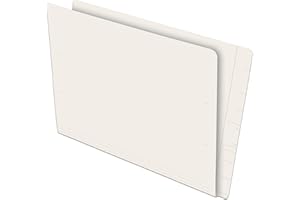 Pendaflex End Tab File Folders with Reinforced Full Tab, Legal Size, Ivory, Extra Durable for Open Shelf Filing, Embossed Sco