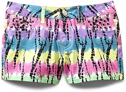 Girl's Printed Denim Shorts (7yrs)
