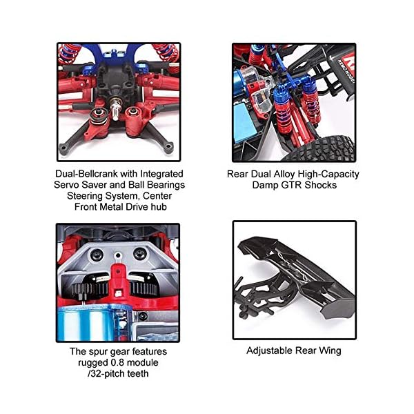 Modellauto Brushless Motor-Fernbedienung RC-Rennwagen 60KM / high-speed 1/8 Skala 4wd Rc Drift Big Brushless RC Car… – Bild 4