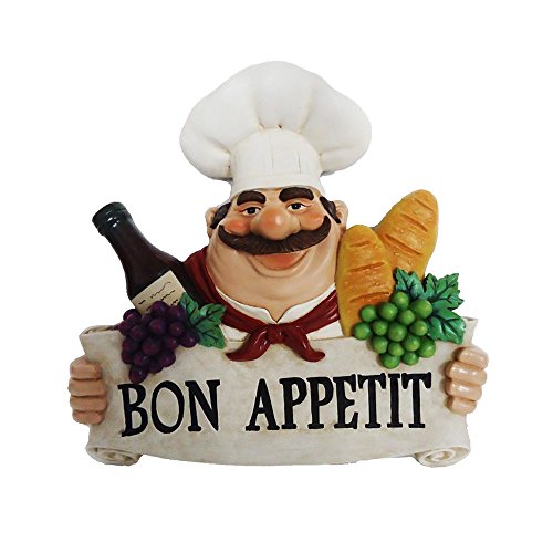 Bon Appetit Fat Chef Wall Art Hanging Bistro Cooking D64276 Buy