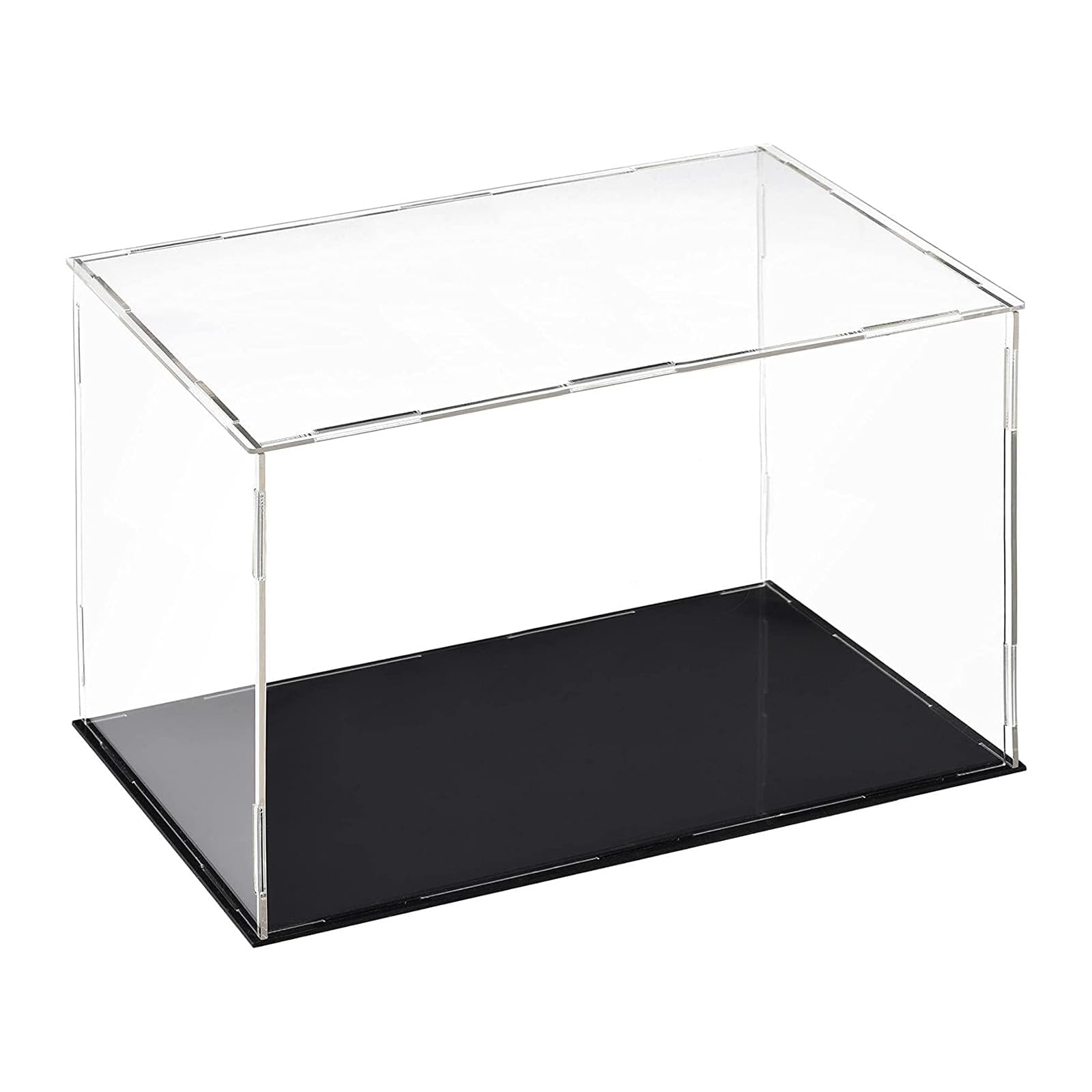 Toolzia Acrylic Clear Display Case,Countertop Box Cube Organizer Stand Dustproof Protection Showcase Cube Collectibles Show Box For Action Figures/Toys/Collectibles(30*20*15Cm)