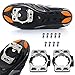 VGEBY 1Pair Cleats, Shoe Cleats Cover Cycling Pedal Cleats with 9 Screws for Zero, Pave/Ultra Light Action, X1, X2, X5 Zero Cleats Zero Cleats Cleats