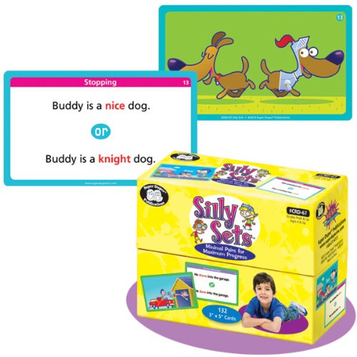 Super Duper Publications Silly Sets: Minimal Pairs for Maximum Progress Card Deck Educational Learning Resource for Children