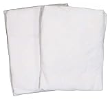 Cradle 2 Pack Value Jersey White Fitted Sheet