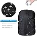Waterproof Backpack Rain Cover(2-Pack), KIKAL 30-40L Lightweight Durable Elastic Adjustable Rucksack Water Resist Cover for Camping,Hiking,Climbing,Cycling and Other Outdoor Activities, Black+Orange